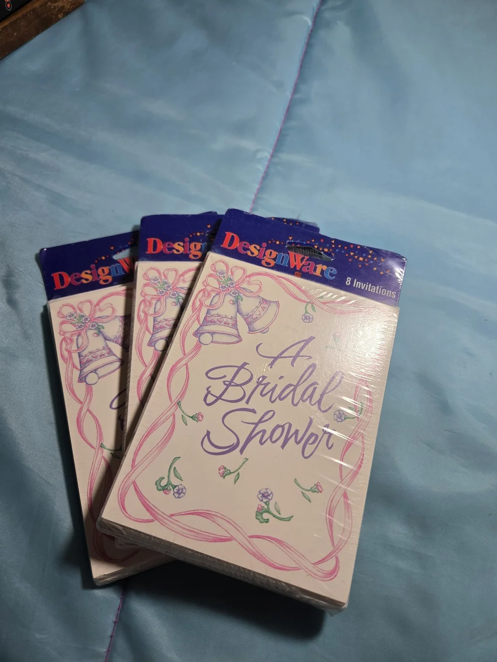24 Bridal Shower Invitations Vintage Design Ware By American Greetings New...